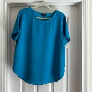 The Limited XL Short Sleeve Blue Blouse